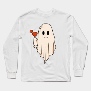 Ghost Love Valentines Day Long Sleeve T-Shirt